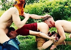 Tatted Boy Uses 2 Boys For Sensation