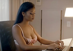 VIXENPLUS husband talking to his wife on the phone as he cheats with Nia Nacci