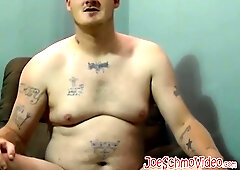 JOE SCHMO FLICK - Smoking amateur drains off while receiving ballsack approach (ChezzaLuna)