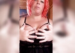 Talking smutty to u during the time that I rub my massive breasts