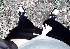 I wank in a public park