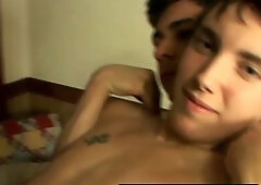 Straight buddies Cain and Eli convinced Blinx to fuck a fleshjack in their threeway c