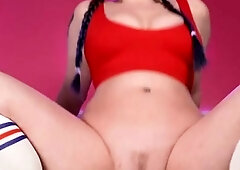 Busty milf horny solo toy time