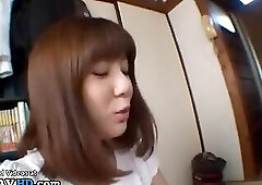 Amazing sweet babe with big tits helps random man to cum