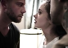 This is her first ever rough douple penetration scene