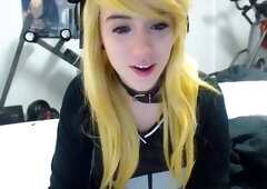 Emo Teen Becka Solo Webcam Masturbation Porn