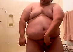Monster Chub Bear Burly Chub Enjoying His Thick Weighty Body