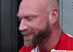 Stepdaddy let Adrian Rose drill his ass to help him boost his insecure bushy body