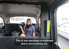 Tina is having fantastic sex with a gracious taxi driver, after giving him a unfathomable oral job