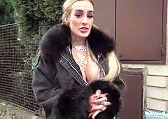 Daisy Lee Gives an Awesome Strip Show before Bending Over for Cock