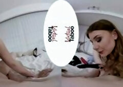 Hot brunette big boobs toying pink pussy