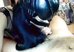 Amateur homemade porno session with married slender pair