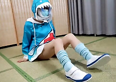 Gura Cosplay Bondage