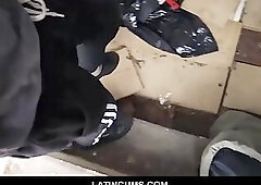 Latino Twink Boy Paid Money For Sex With Guy In Workshop