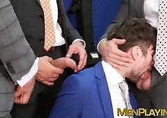 Sexy Drew Dixon took the massive cock of hot Sir Peter in a foursome