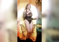 transsexual dancing in a nightclub giving raunchy services