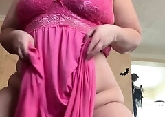Amateur webcam voyeur BBW blowjob and facial