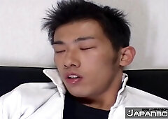 Haruo Arata Measures The Depth Of His Butthole With Fucky-fucky Fucktoys