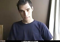 Latin Twink Gets to Suck Giant Cock for Cash