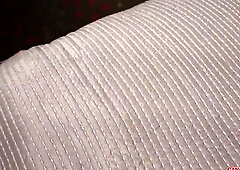 Clothed in some expensive, ruby-colored matching nightwear, Ruby is searching her phone for anybody to come over and take care of her needs. When nobo