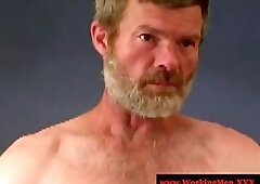 Straight redneck bear matures suck cock