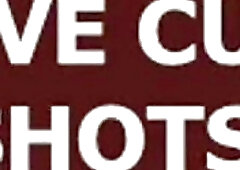 Gorgeous shemale amateur masturbates with Lovense in her ass hole