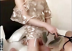 Nylon Face Fuck Faggot is a dicksucker with a Sexy Lady