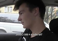 Czech Hunter: Poor girlfriend smashed by big dick guy