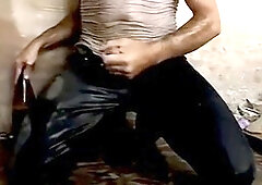 perv Joe Groc gets really messy when he is all alone