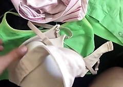 Work out with sports hooter-slings jism inside