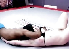Dude Vs Babes Sex Wrestling As Amilia Onyx Fights Will Tile Then Sucks That Large Ebony Weenie