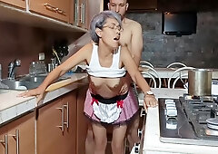 I Fuck My Stepmom In The Kitchen While Stepdaddy Is In The Room