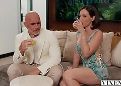 VIXEN Busty Wedding Guest Eve Sweet Fucks The Groom’s Massive Cock