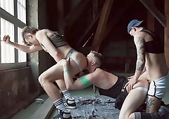 Dominant Gay Torments Two Dudes