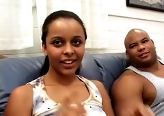 Amazing pornstar in horny threesomes, black and ebony sex movie