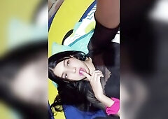 ????Sexy wife using her spouse as a pillow!????