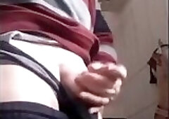 Grandpa stroke on webcam