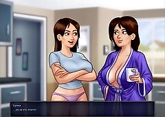 Cartoon mom, cartoon aunty, animation mom