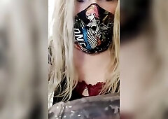 Lucy shakes her butt with a foxtale in it, rubs her jock, fingers her booty and have a priceless time in front of the webcam ...wish to play with her 