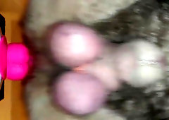 Watch my hot hairy ass take my new pink dildo deep and loving it!