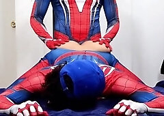 Superhero gets it in the butt