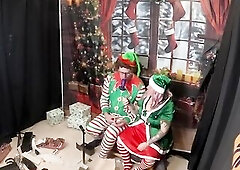 the elves at=re still going throughout Santas sack. what have they discovered this day?