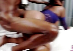 Hot thick Ashley Kreamer gets a giant facial from BBC Trouble XO