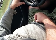 KJ gets multiple handjobs in the car in this wild compilation