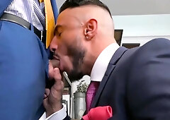 Unrighteous dude with a big cock gets freaky with his boss