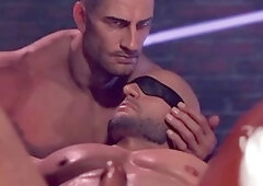 Gay boy, black gay, man masturbating