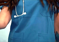 Chanel Camryn as Nurse Gags on Ace Hardzs Thick BBC in Time-Stopping Interracial Freeze