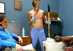 Feisty kitten was brought in anal asylum for uninhibited therapy