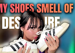 I don't clean 'em. I wear 'em all day and then bury my face in 'em. I breathe deeply and the perfume is rock hard, rancid… and i