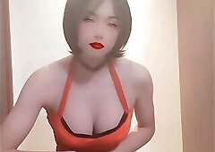 Cosplay Ada, phallus is comfortable